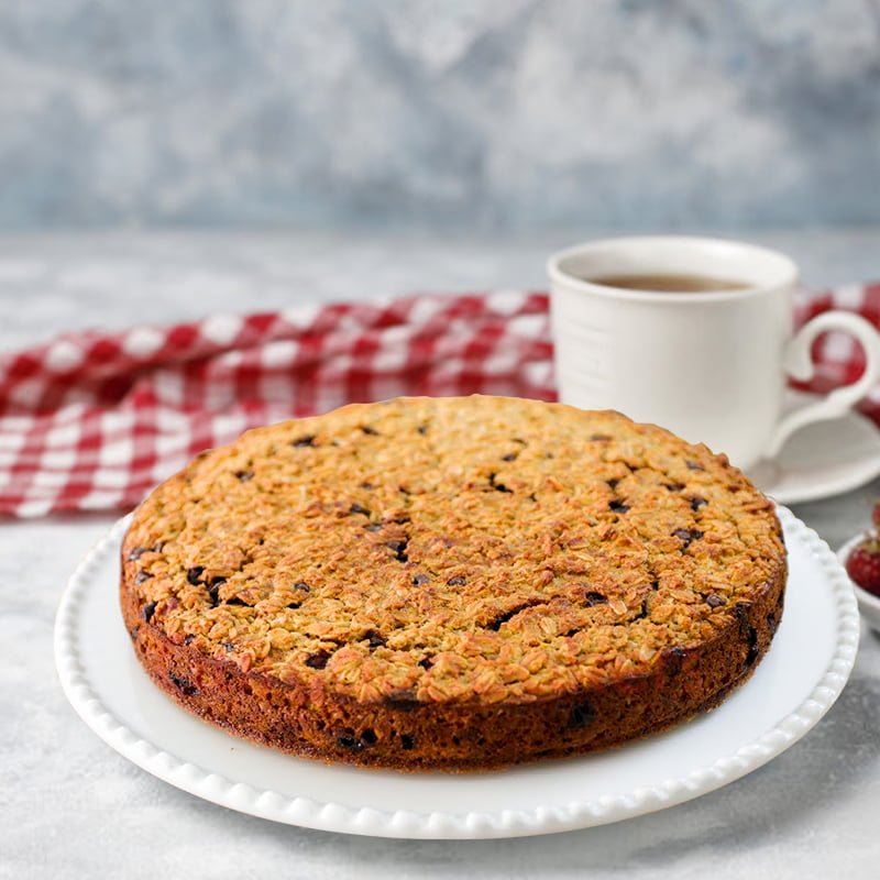 healthy banana otmeal cake