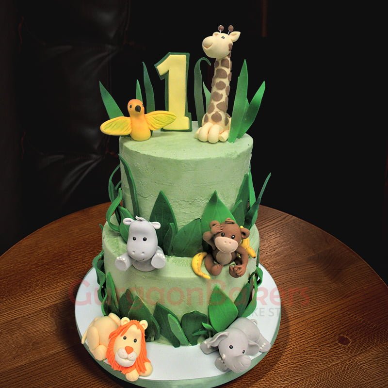 animal layer cake