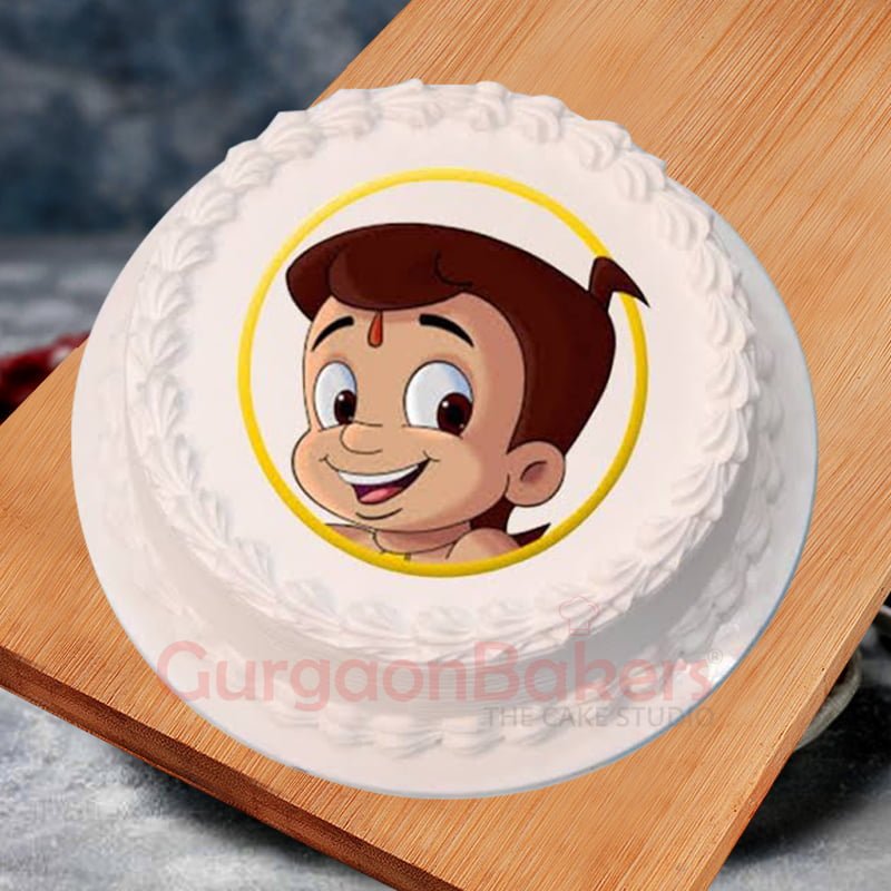 chhota bheem face cake