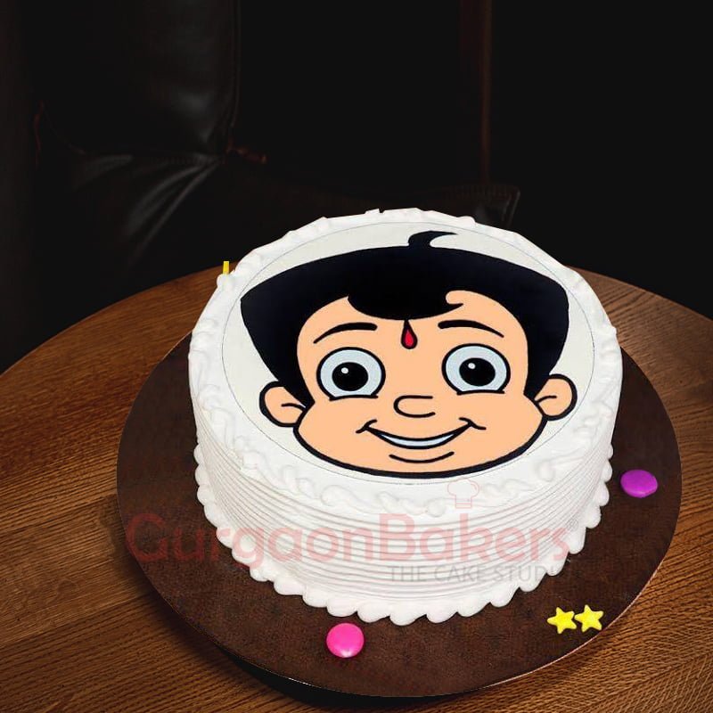 chhota bheem photo cake