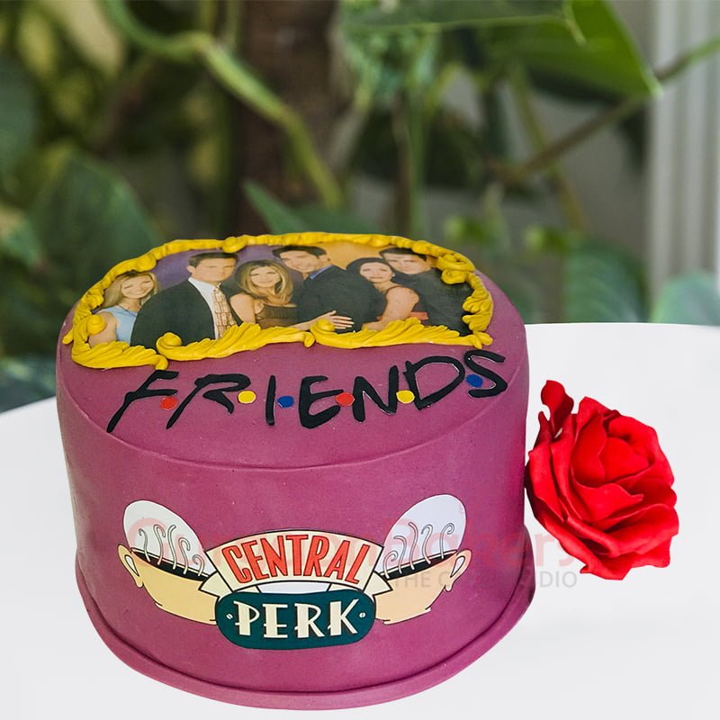 f.r.i.e.n.d.s fan forever cake