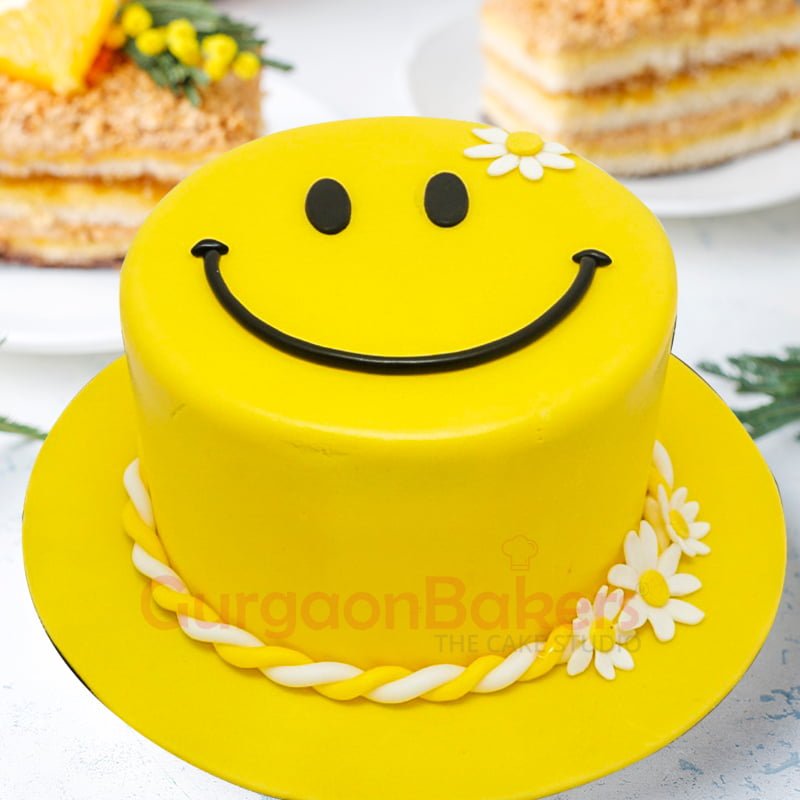 happiness is contagious cake