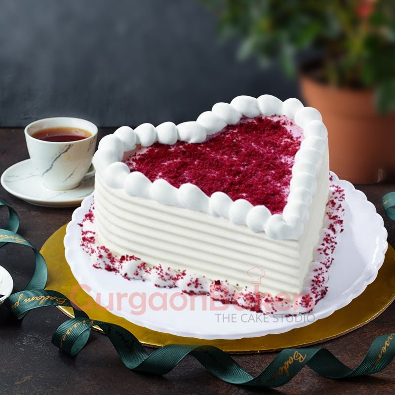 lovey dovey heart cake