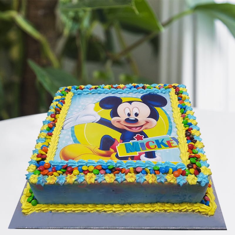 mickey gems cake