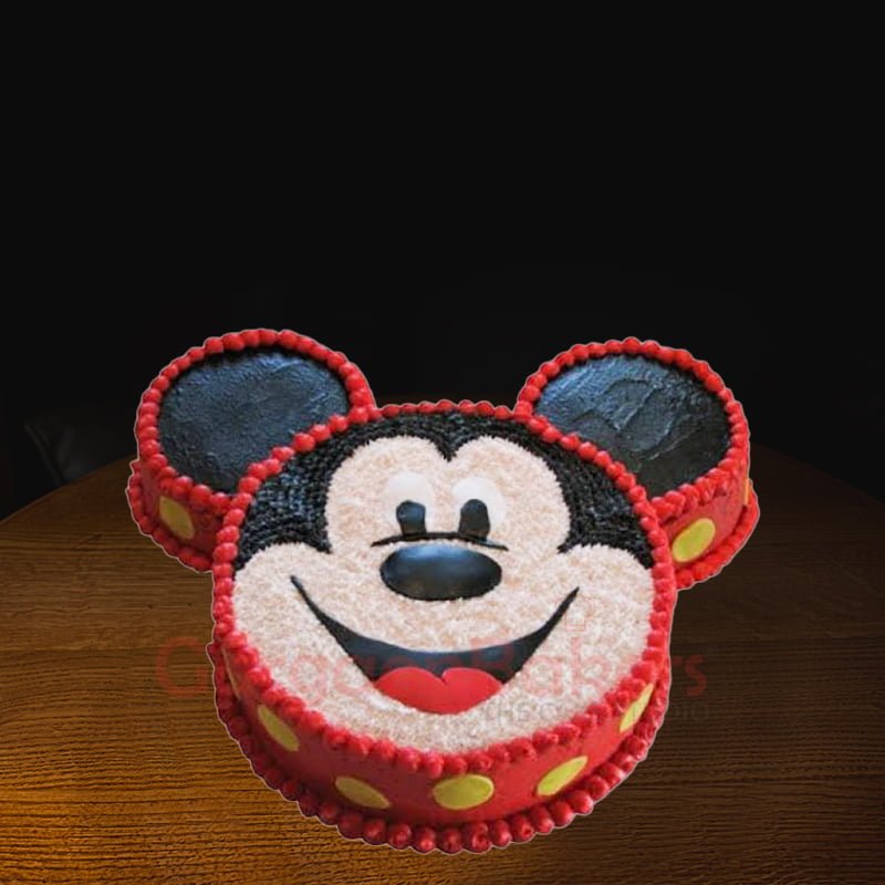 mickey grin cake