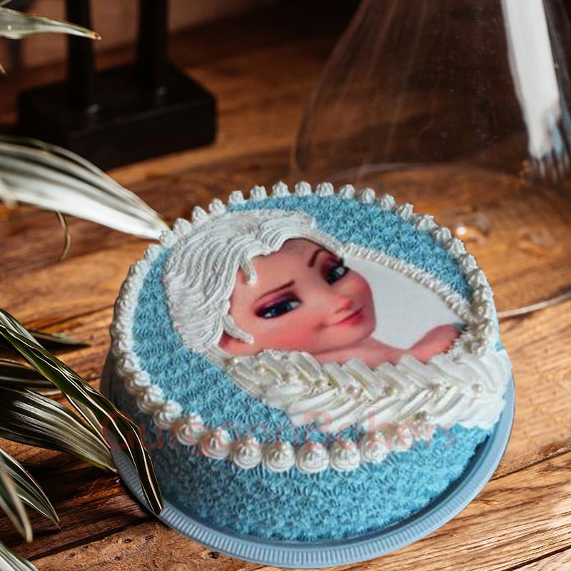 pretty frozen cake