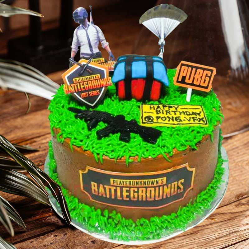pubg mobile game cake