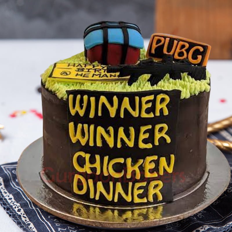 pubg winner winner chicken dinner cake