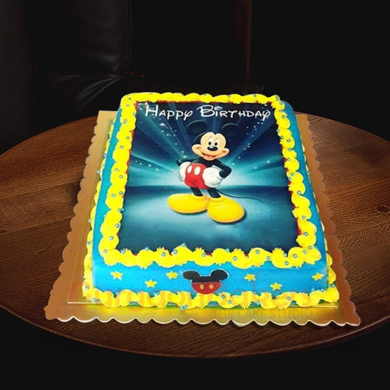 sparkling mickey cake