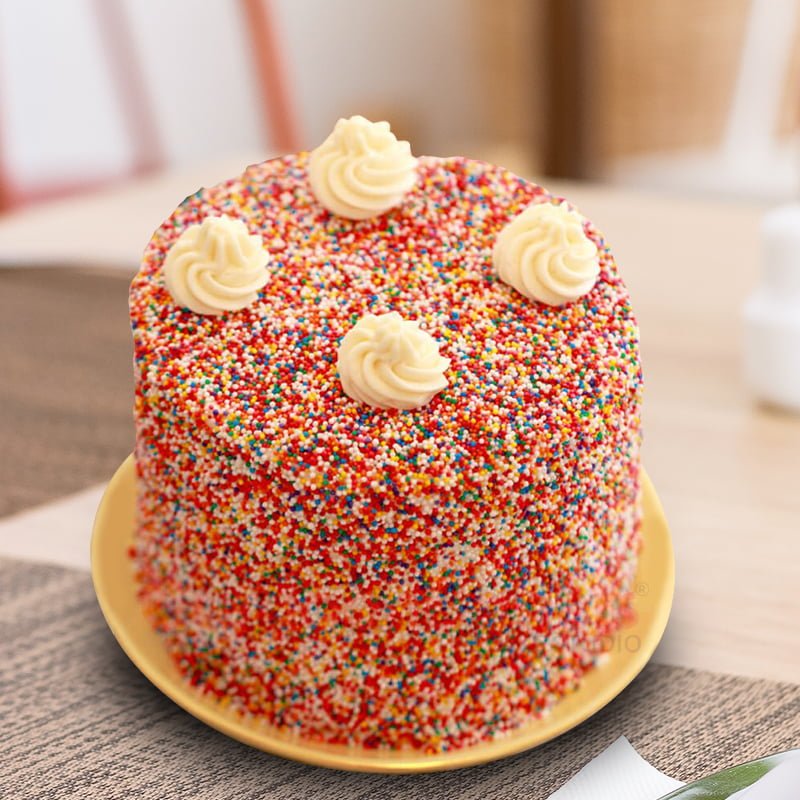 sprinkle party cake