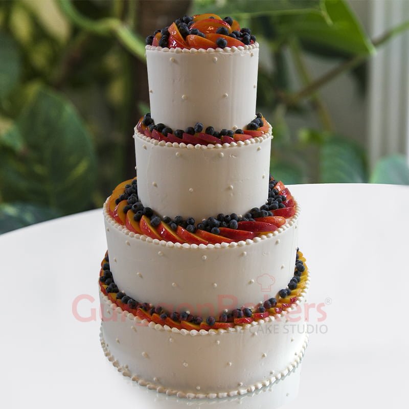 summer berry medley wedding cakes in Gurgaon