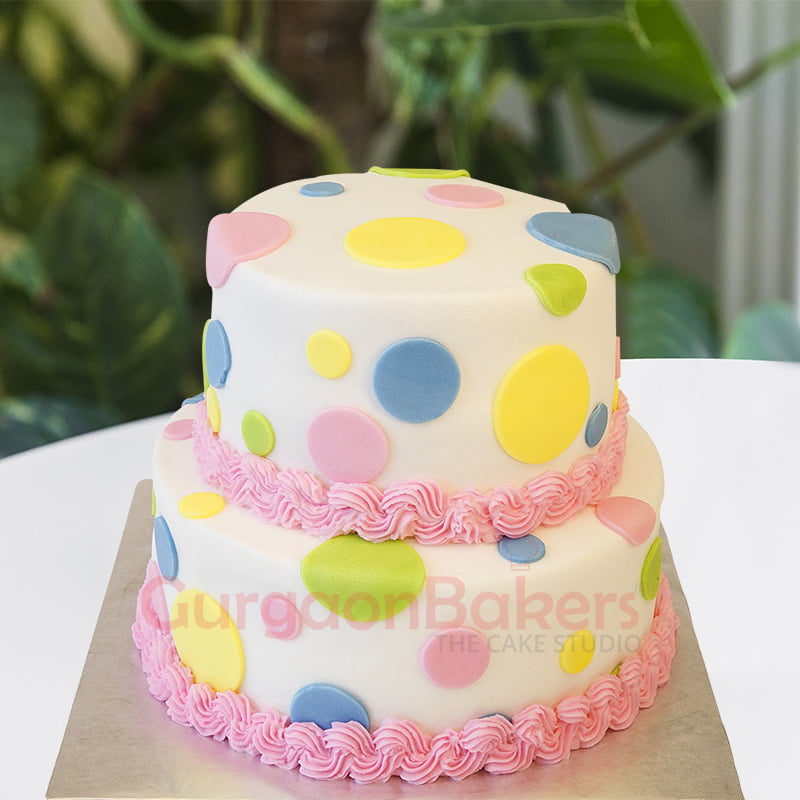 colourful diamond cake