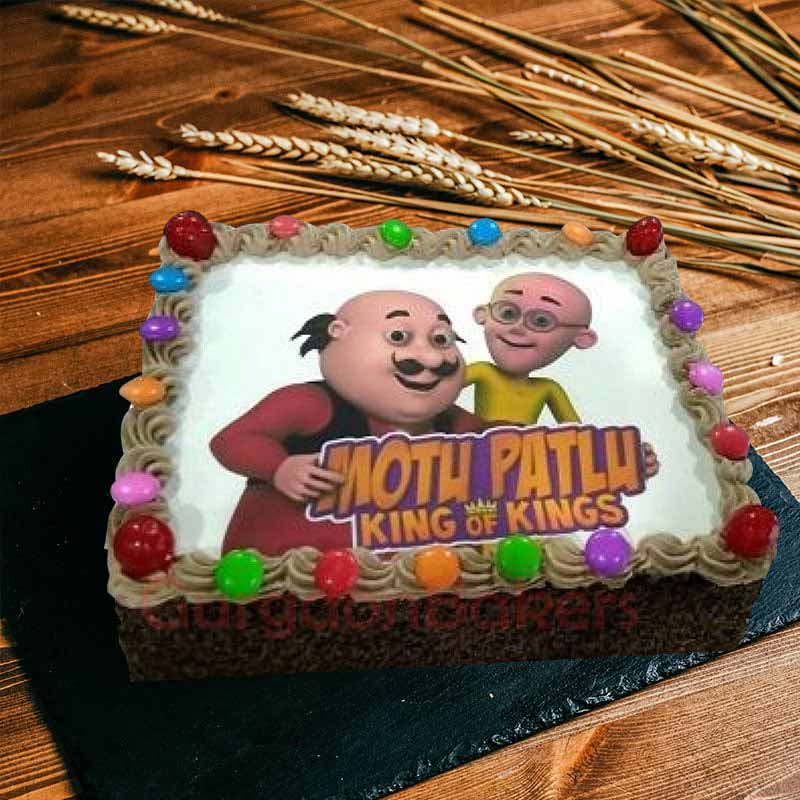 motu patlu gems cake