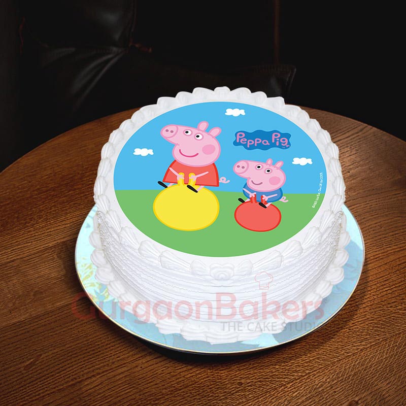 peppa and george cake