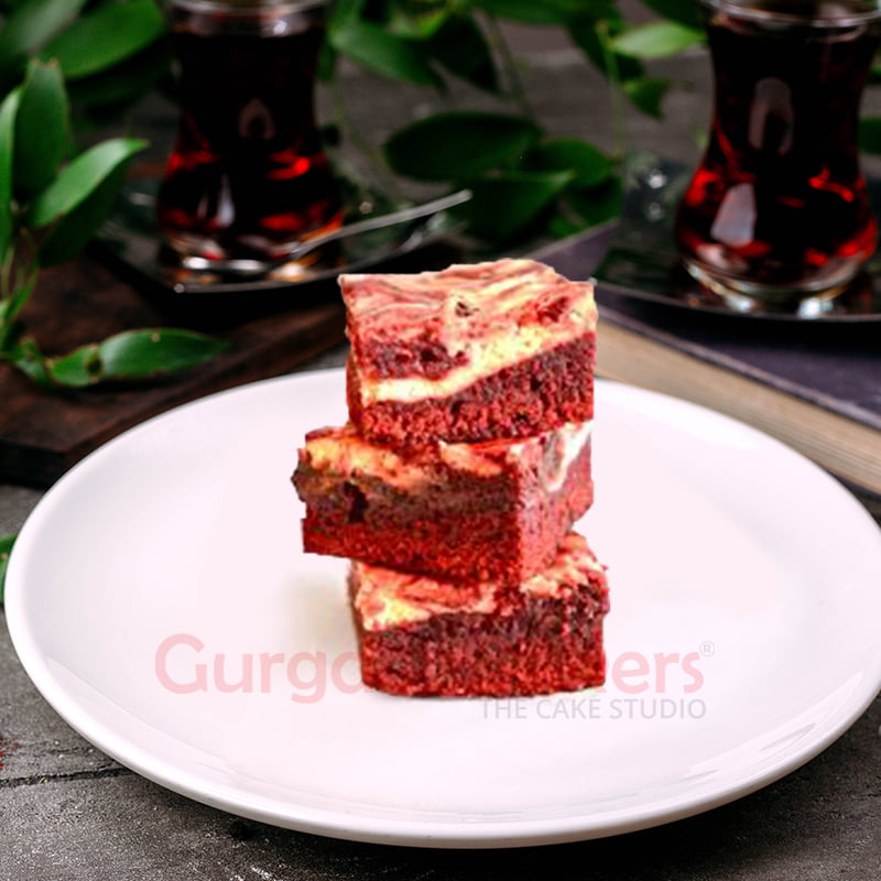 red velvet cream cheese brownies