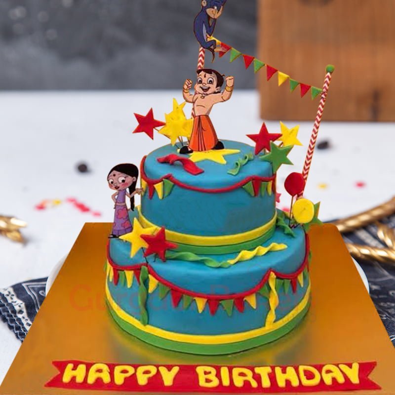 chhota bheem and chutki party cake