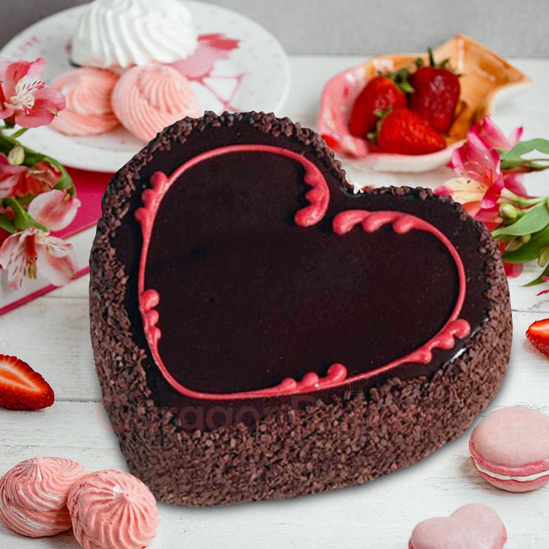 chocolate-heart-cake