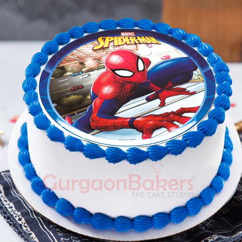 crawling-spiderman-cake