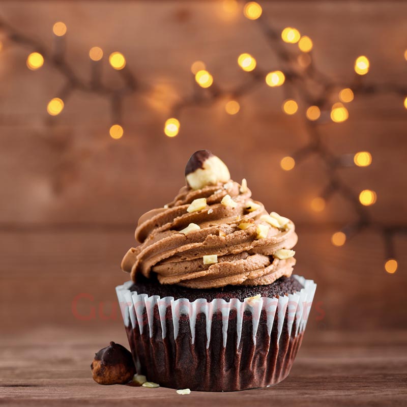 Nutella Hazelnut Cupcakes