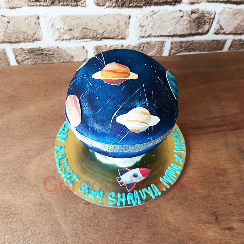 Marvellous Galaxy Pinata Cake