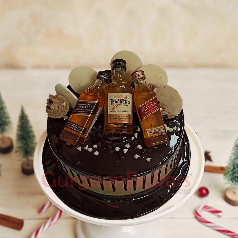 Chocolatey Booze Wooze Cake