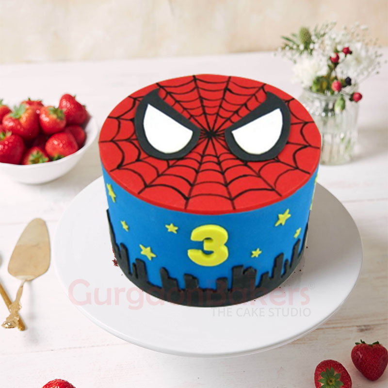 Spidey Eyes Cake