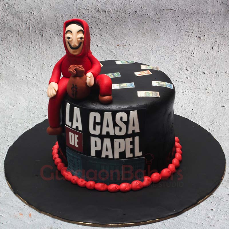 Trending Money Heist Cake